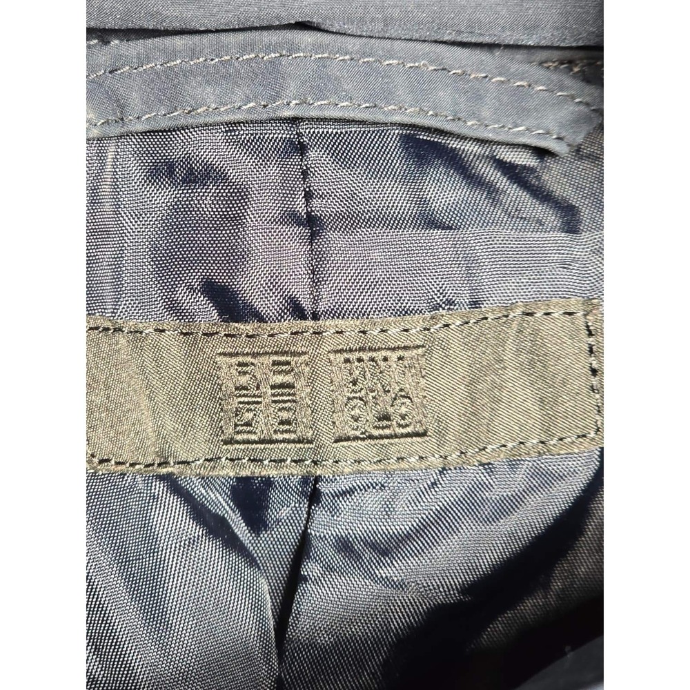UNIQLO Men's Navy Blue Hooded Military Field Jacket‎ Casual Outdoor Large - Picture 6 of 7